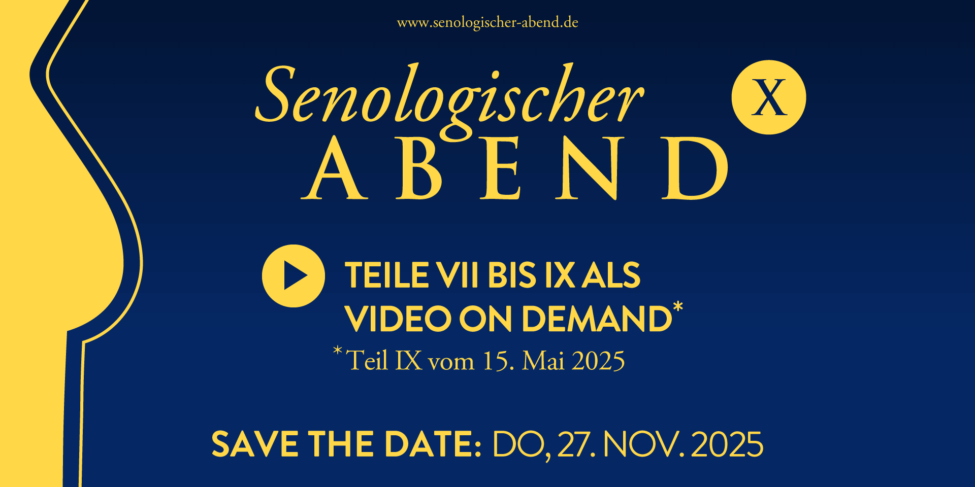 Senologischer Abend X - Save the Date and Video on Demand